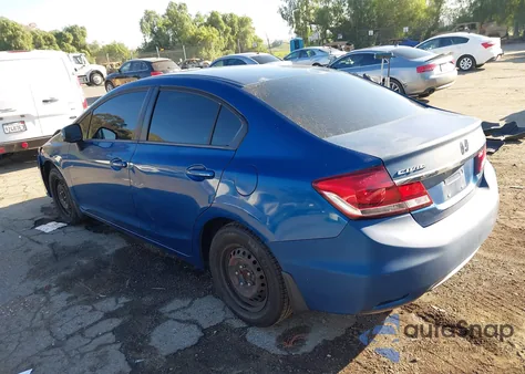 2013 Honda Civic Lx из США, поврежденный, VIN 2HGFB2F5XDH507008